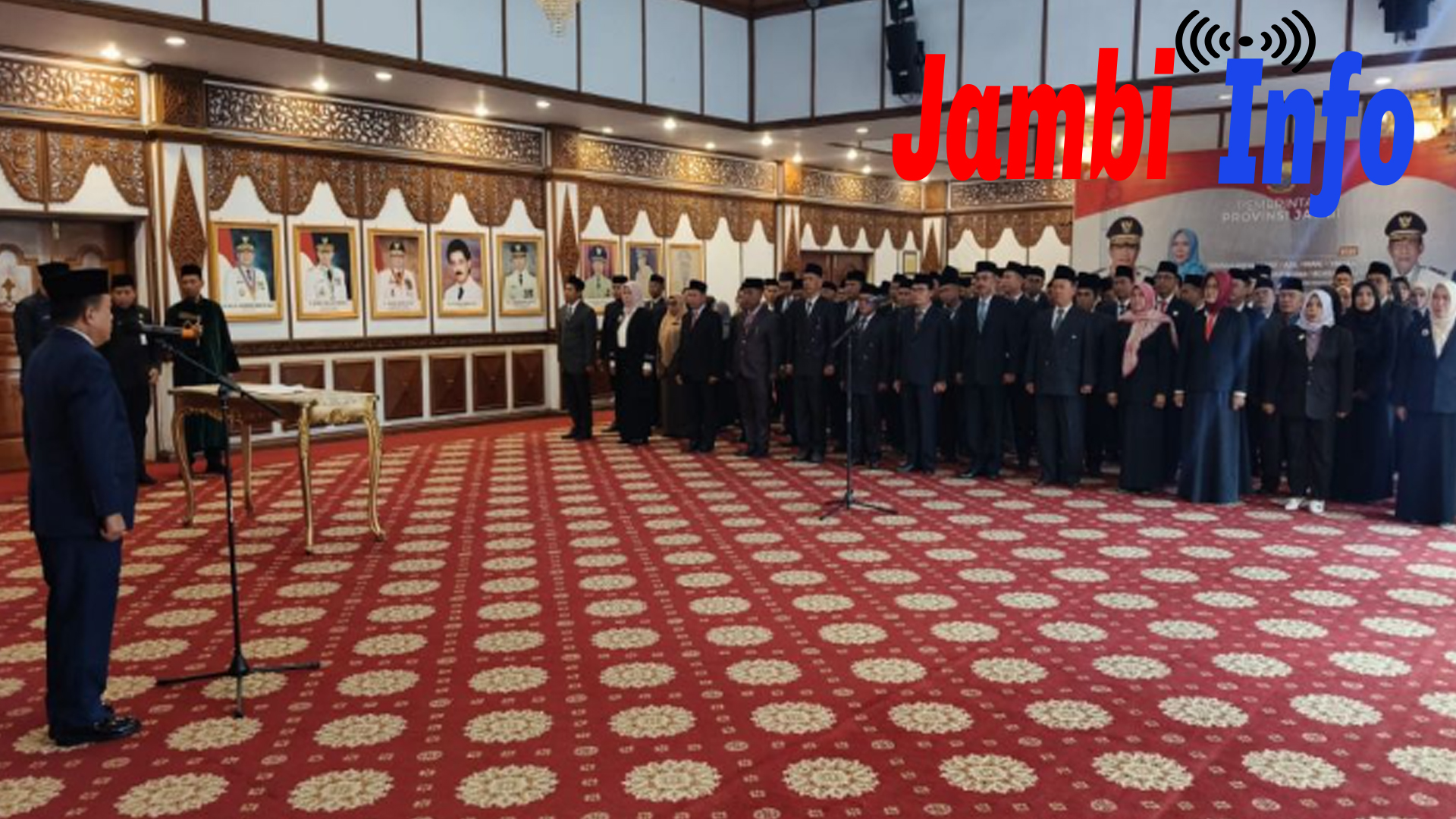 Gubernur Jambi Lantik Kepala