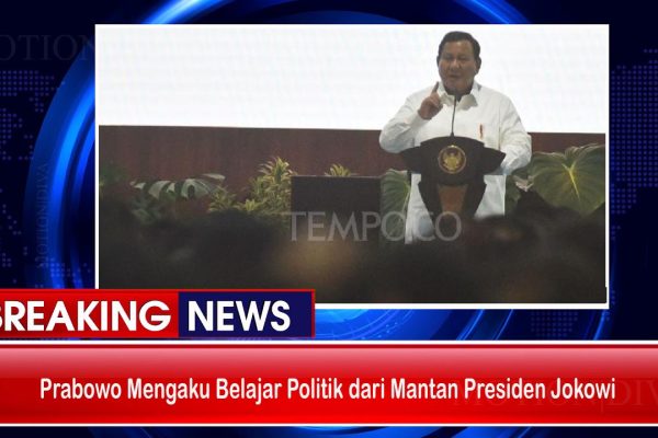 Prabowo Belajar Politik Jokowi