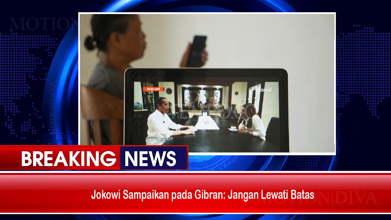 Gibran: Jangan Lewati Batas