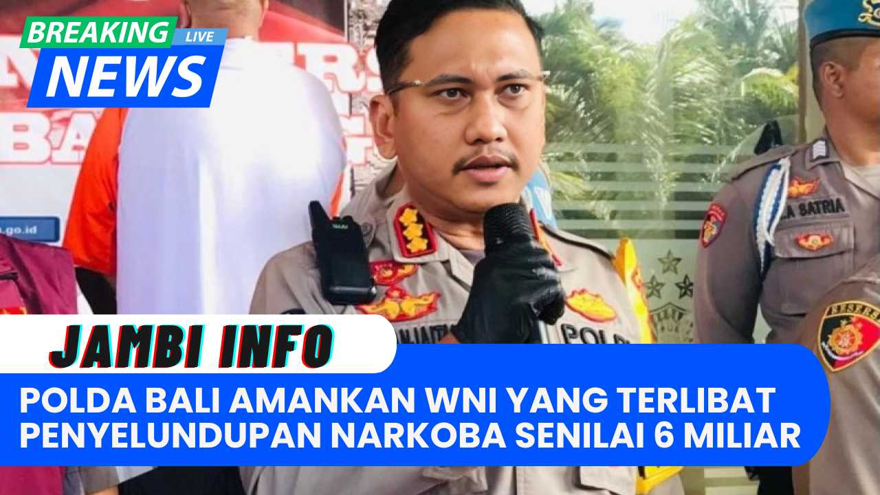 Polda Bali Amankan Warga Negara Inggris yang Terlibat dalam Penyelundupan Narkoba Senilai Rp6 Miliar